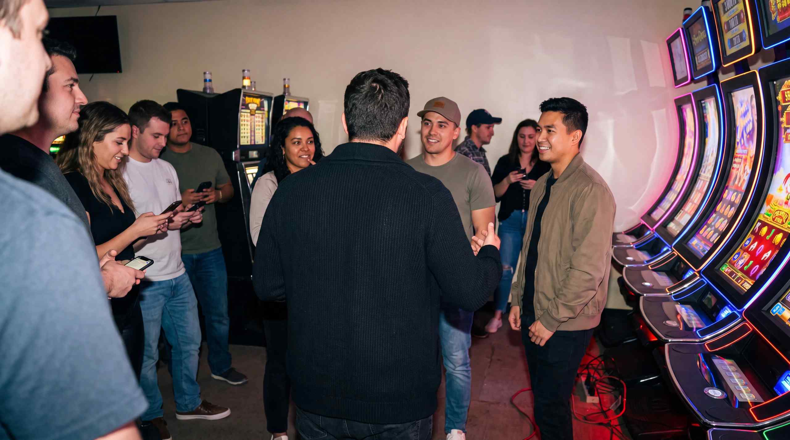 Slots influencers talking to fans